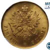 10 марок 1881 года S Для Финляндии