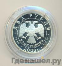 2 рубля 2003 года СПМД