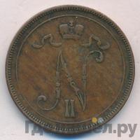 10 пенни 1896 года  Для Финляндии