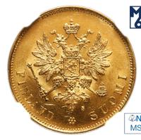 10 марок 1879 года S Для Финляндии
