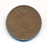 10 пенни 1891 года  Для Финляндии
