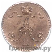 1 пенни 1864 года  Для Финляндии