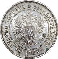 1 марка 1907 года L Для Финляндии