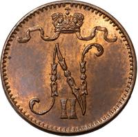 1 пенни 1905 года  Для Финляндии