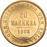 20 марок 1903 года L Для Финляндии