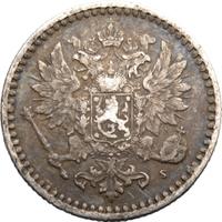 50 пенни 1865 года S Для Финляндии