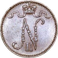 1 пенни 1895 года  Для Финляндии