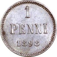 1 пенни 1895 года  Для Финляндии