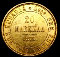 20 марок 1879 года S Для Финляндии