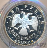 2 рубля 2003 года СПМД