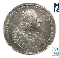 1 рубль 1729 года