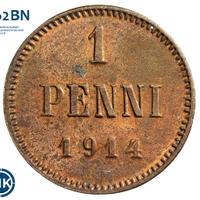 1 пенни 1914 года  Для Финляндии