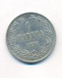 1 марка 1890 года L Для Финляндии