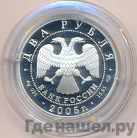 2 рубля 2005 года СПМД
