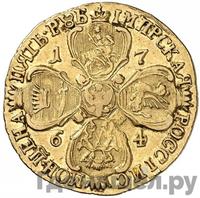 5 рублей 1764 года СПБ