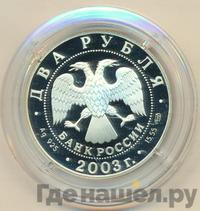 2 рубля 2003 года СПМД