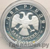 2 рубля 2003 года СПМД