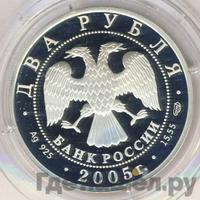 2 рубля 2005 года СПМД