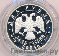 2 рубля 2004 года ММД