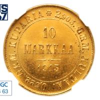 10 марок 1913 года S Для Финляндии