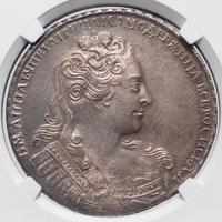 1 рубль 1730 года