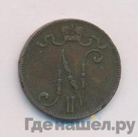 5 пенни 1896 года  Для Финляндии