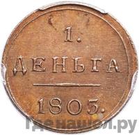 Деньга 1803 года КМ Кольцевая