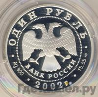 1 рубль 2002 года СПМД