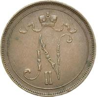 10 пенни 1897 года  Для Финляндии