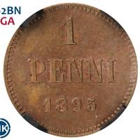 1 пенни 1895 года  Для Финляндии