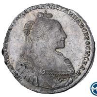 1 рубль 1735 года