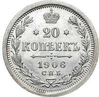 20 копеек 1906 года СПБ ЭБ