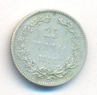25 пенни 1898 года L Для Финляндии