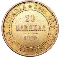 20 марок 1879 года S Для Финляндии