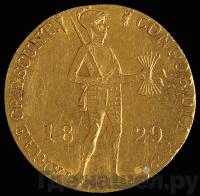 Дукат 1829 года  Нидерландская имитация