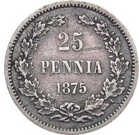 25 пенни 1875 года S Для Финляндии