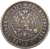1 марка 1890 года L Для Финляндии