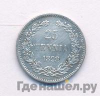 25 пенни 1898 года L Для Финляндии