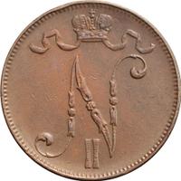 5 пенни 1910 года  Для Финляндии