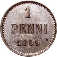 1 пенни 1899 года  Для Финляндии