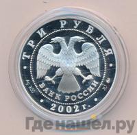 3 рубля 2002 года ММД