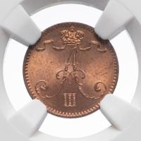 1 пенни 1893 года  Для Финляндии