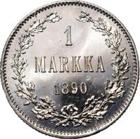 1 марка 1890 года L Для Финляндии