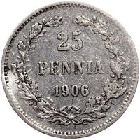 25 пенни 1906 года L Для Финляндии