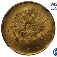 10 марок 1882 года S Для Финляндии