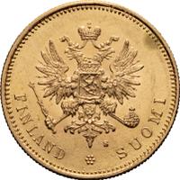 20 марок 1879 года S Для Финляндии