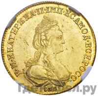 5 рублей 1782 года