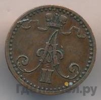 1 пенни 1869 года  Для Финляндии