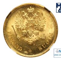 10 марок 1878 года S Для Финляндии