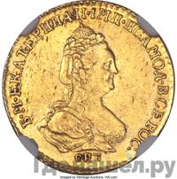 2 рубля 1786 года СПБ